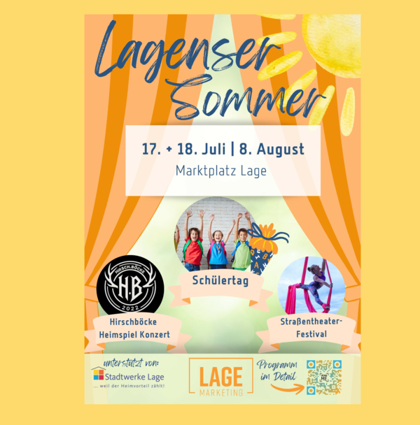 Bild vergr&ouml;&szlig;ern: Plakat Lagenser Sommer 2026